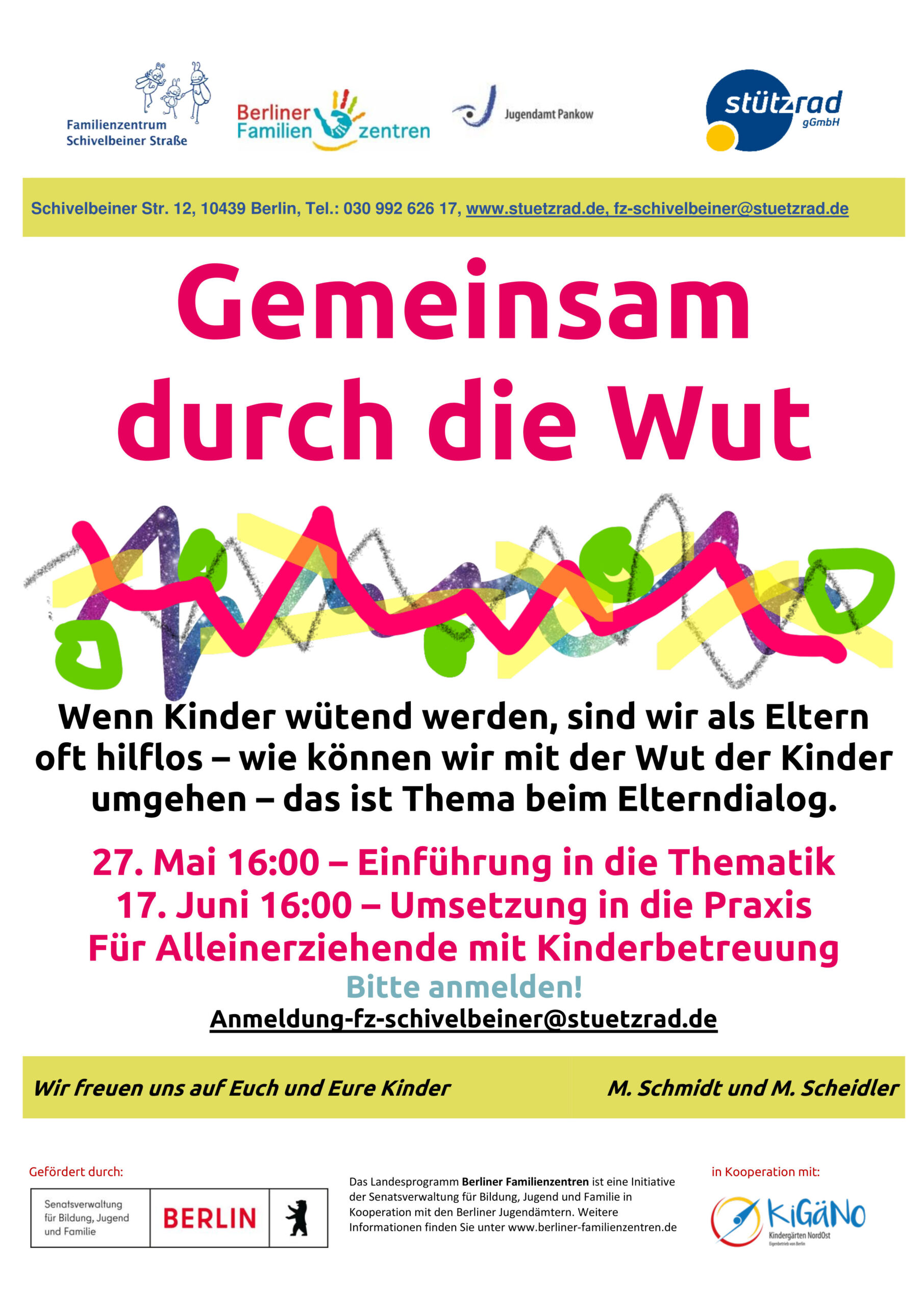 Elterndialog gemeinsam durch die Wut