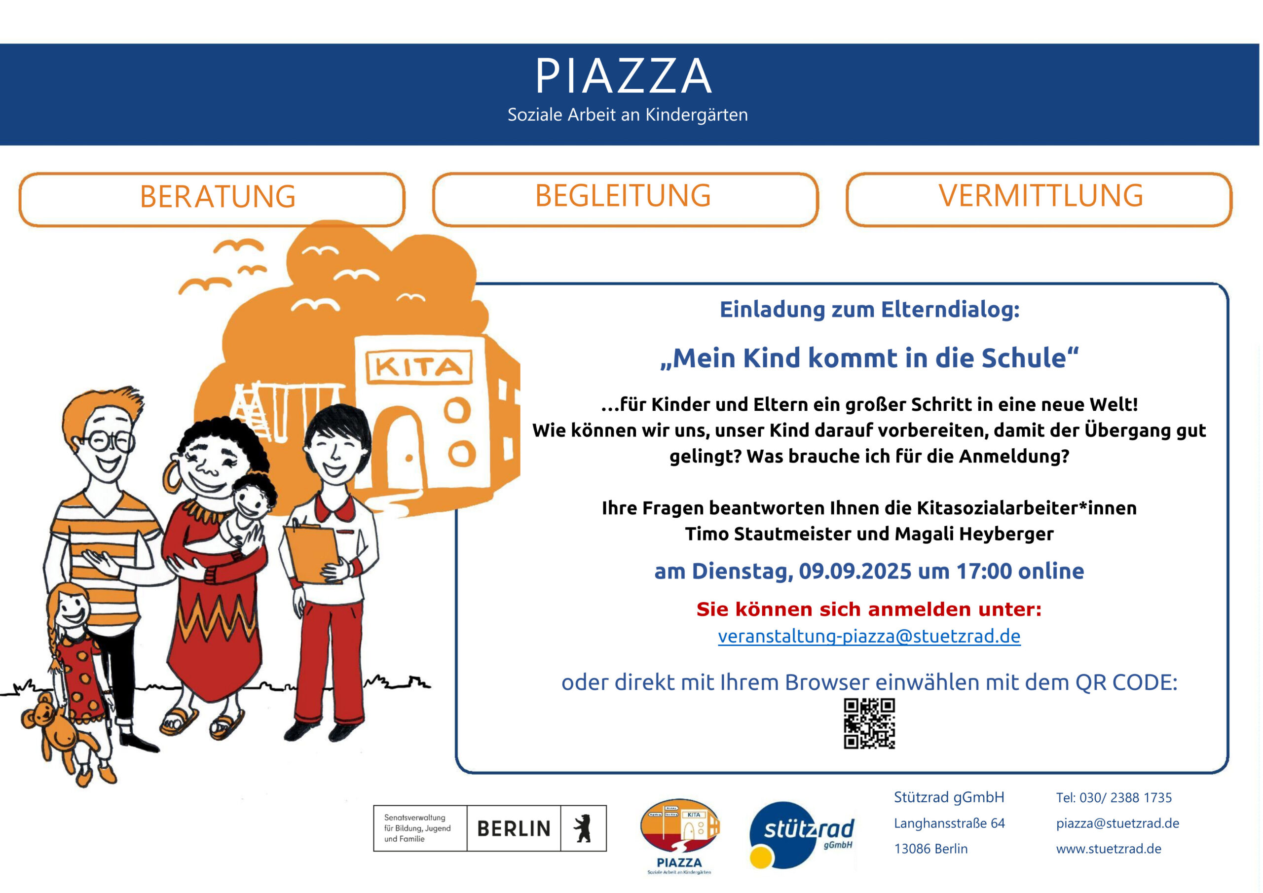 Piazza: Elterndialog zum Schulanfang