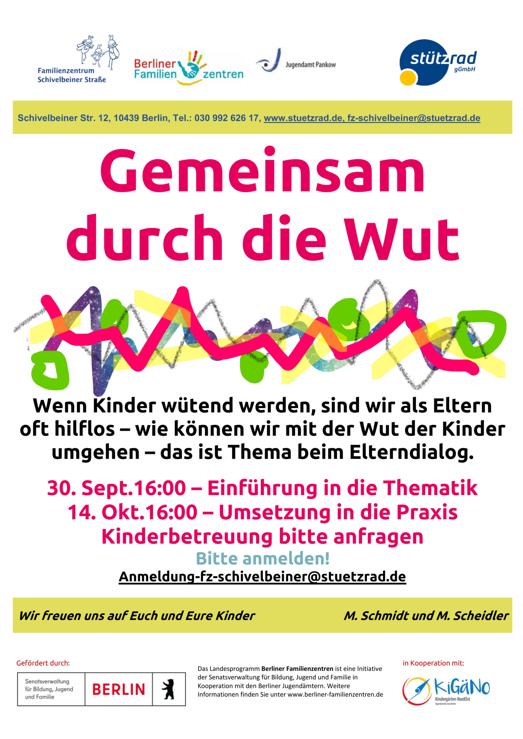 Workshop "Gemeinsam durch die Wut"