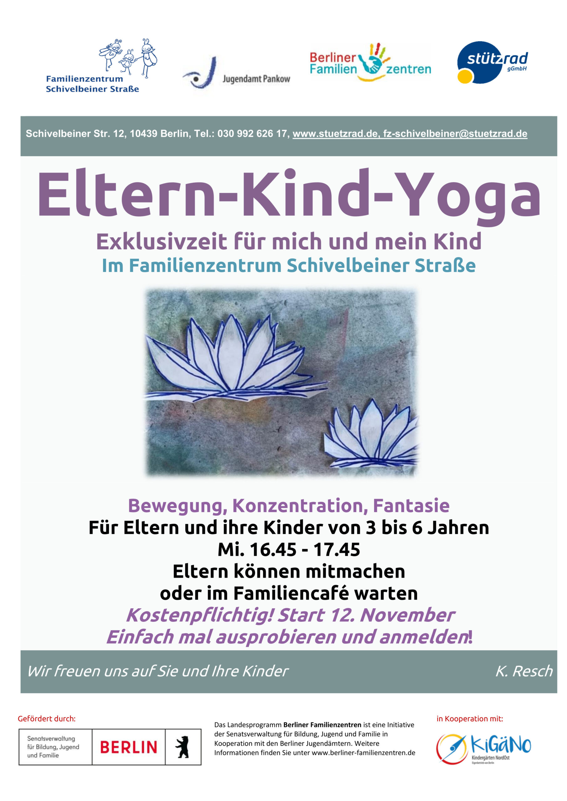 Yoga für Eltern und Kinder
