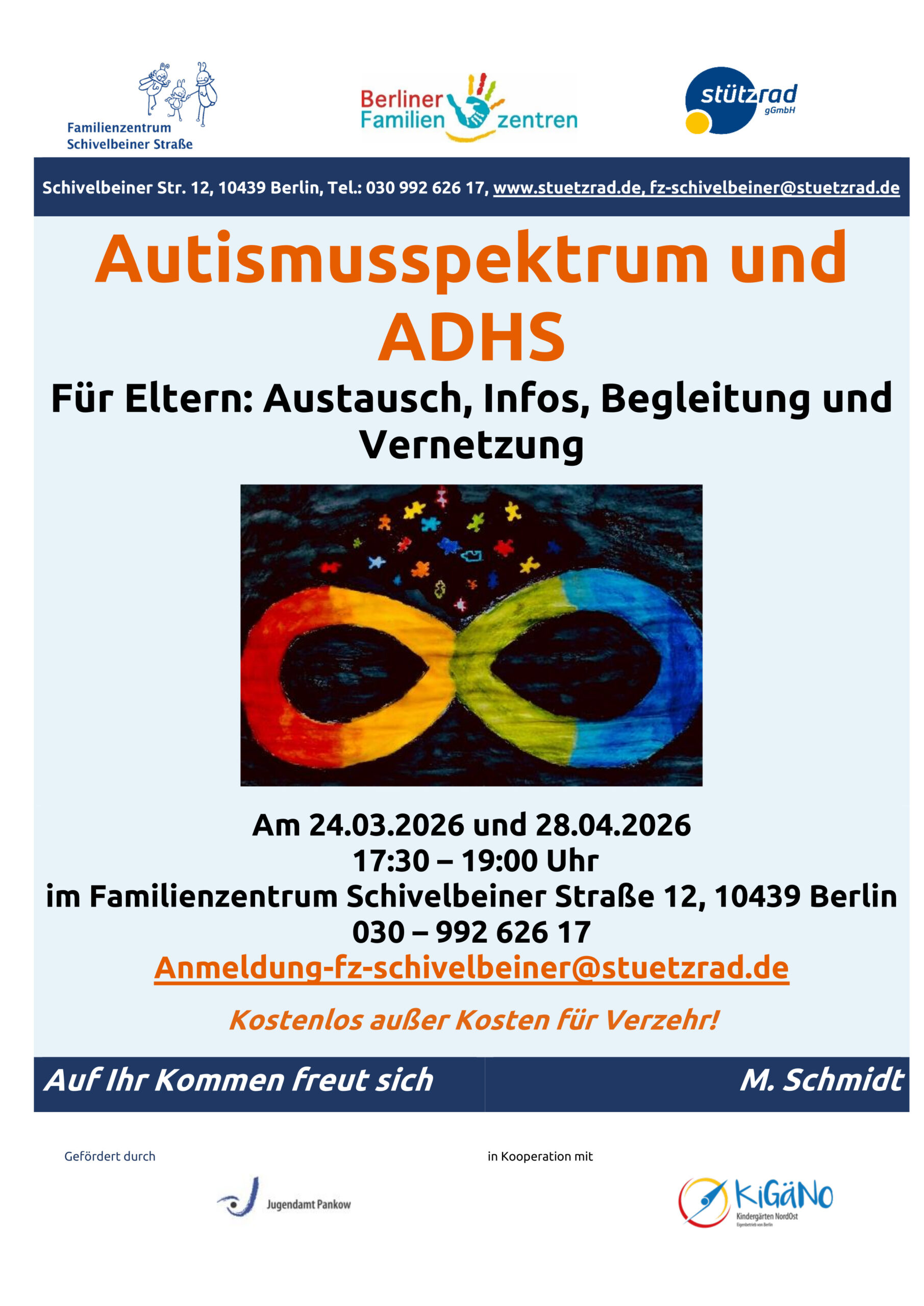 Angebot für Eltern mit Kindern im Autismusspektrum