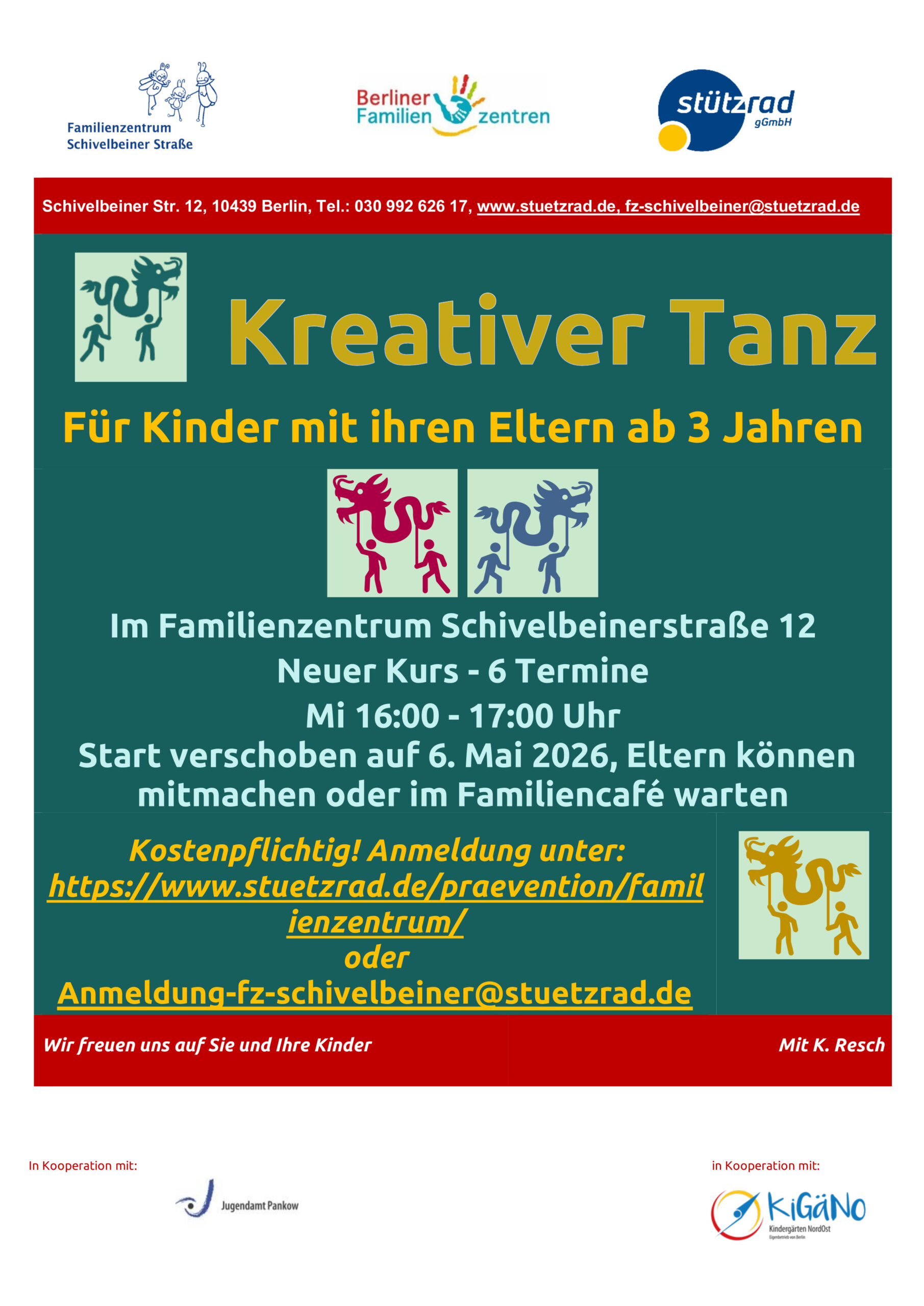 Kreativer Tanz im Familienzentrum