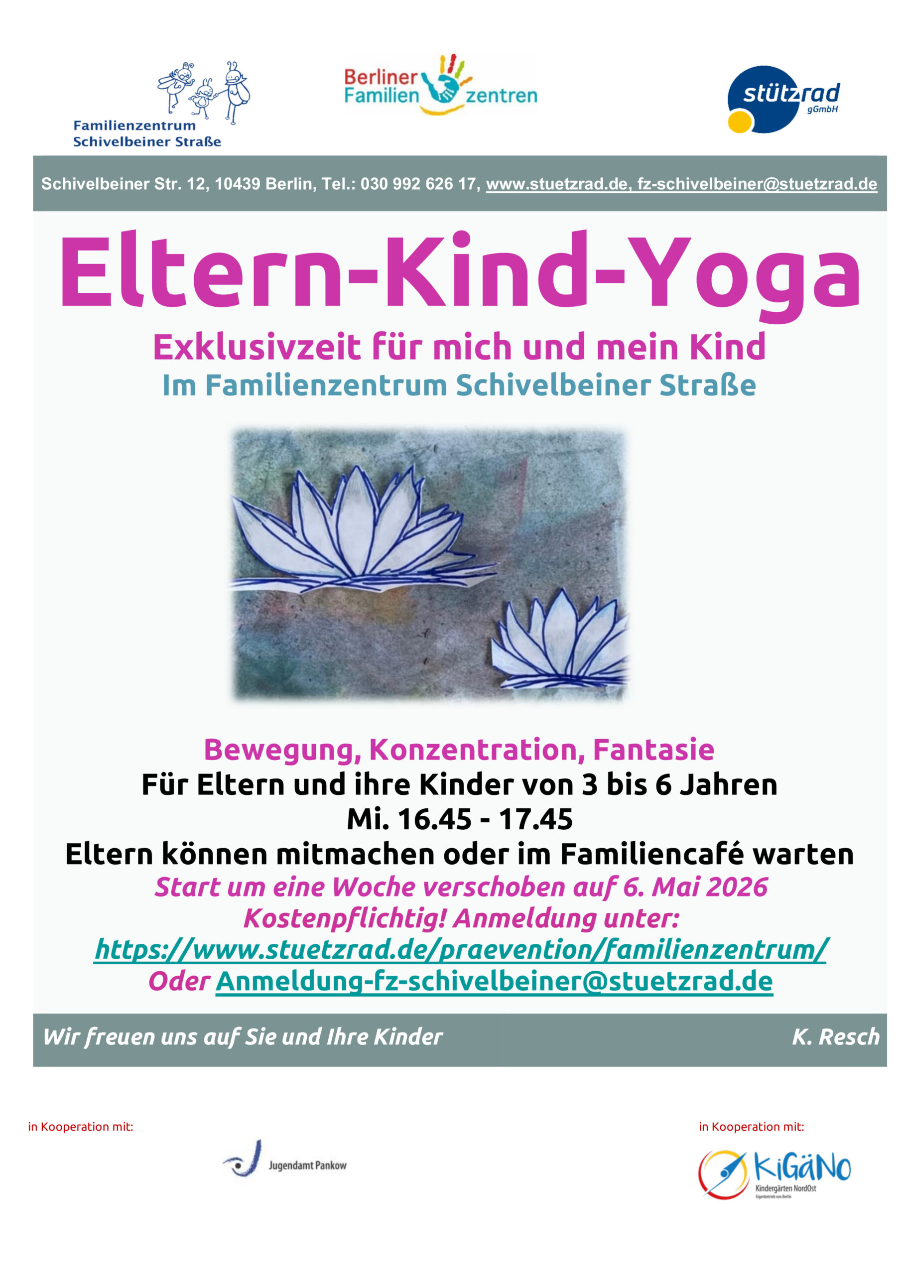 Eltern-Kind-Yoga im Familienzentrum