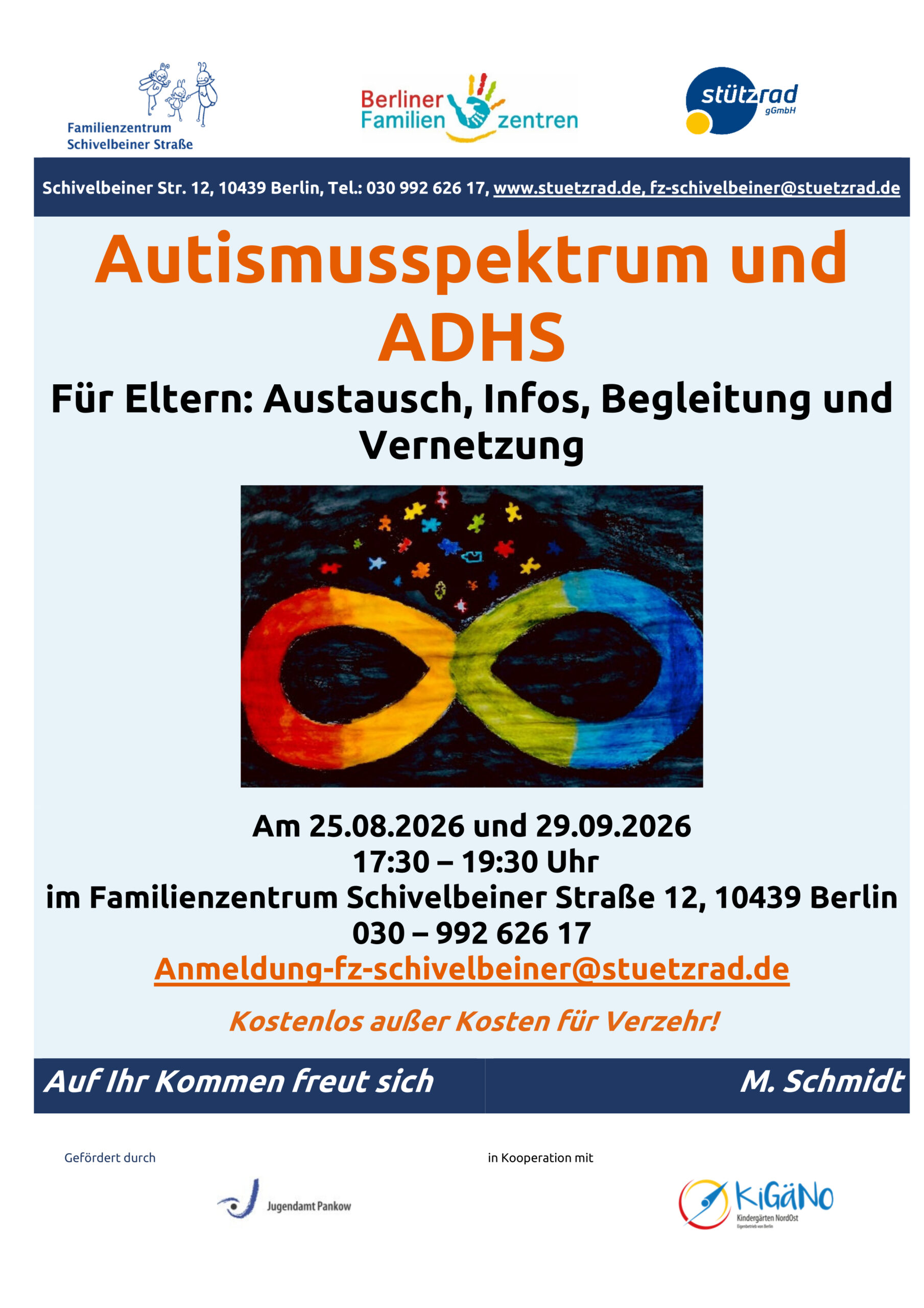 Gruppe für Familien mit Kindern im Autismusspektrum