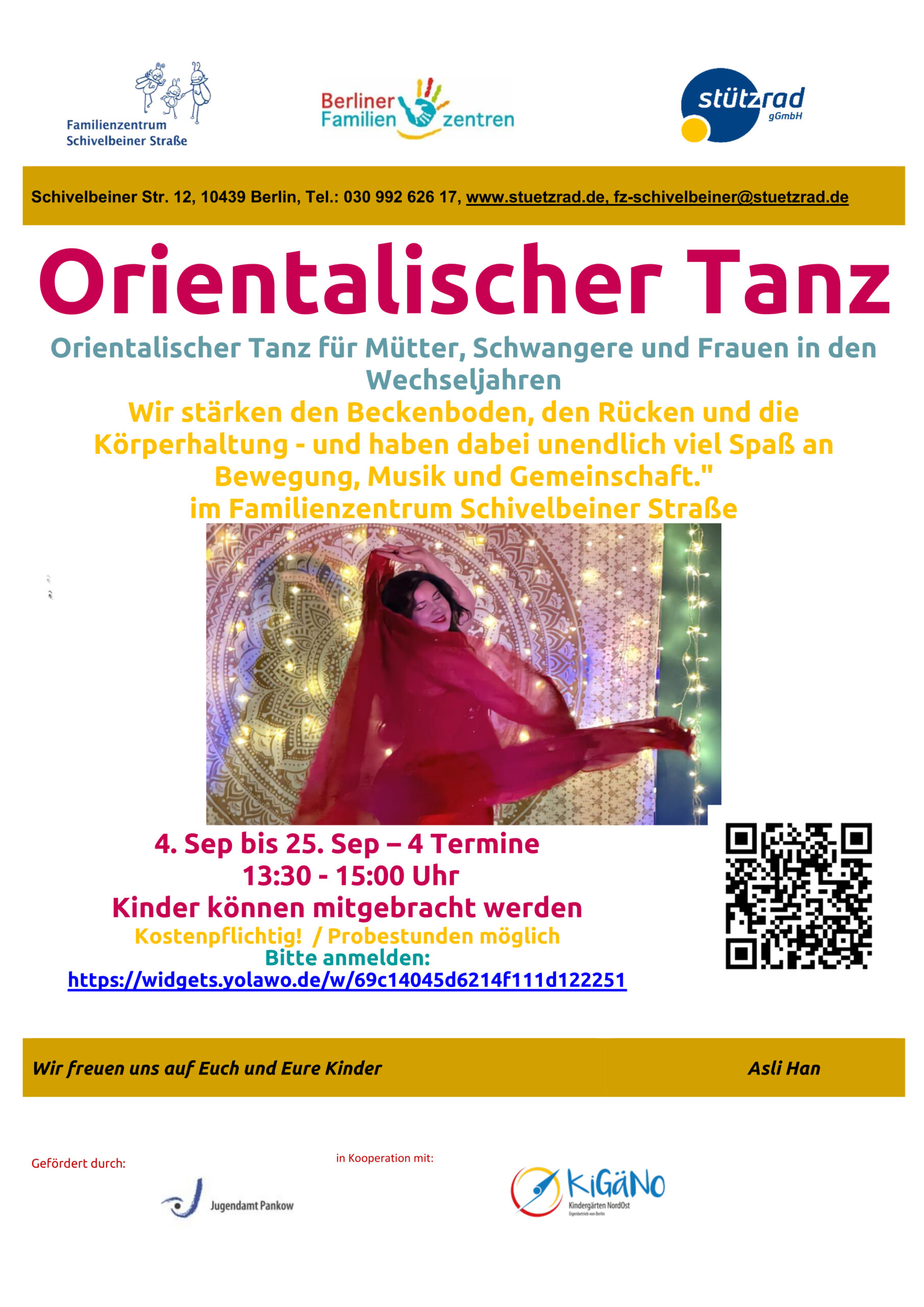 Orientalischer Tanz im Familienzentrum