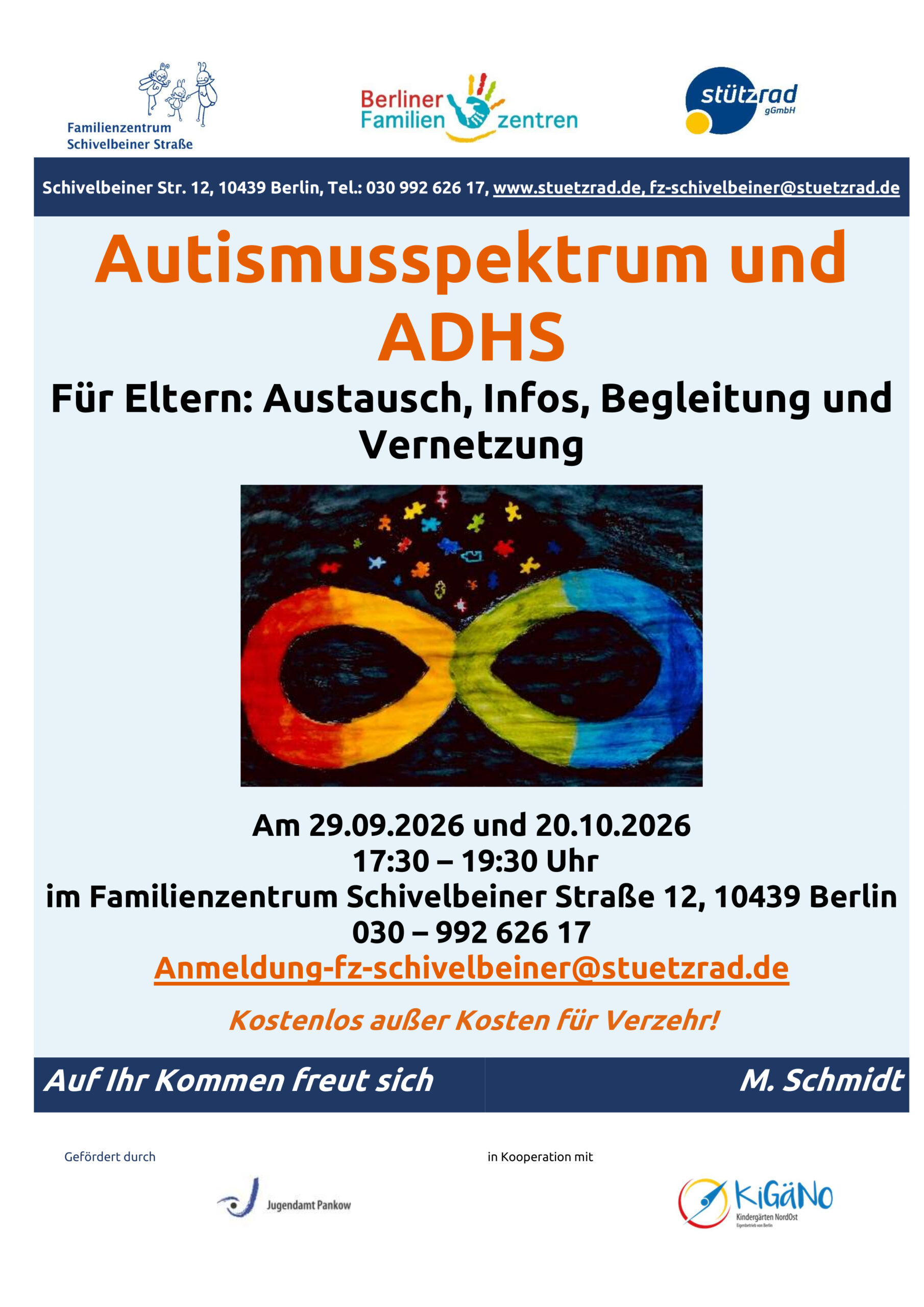 Treffen für Familien mit Kindern im Autismusspektrum