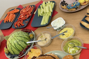 Buffet zur Eröffnung der Kinderwohngruppe Toni