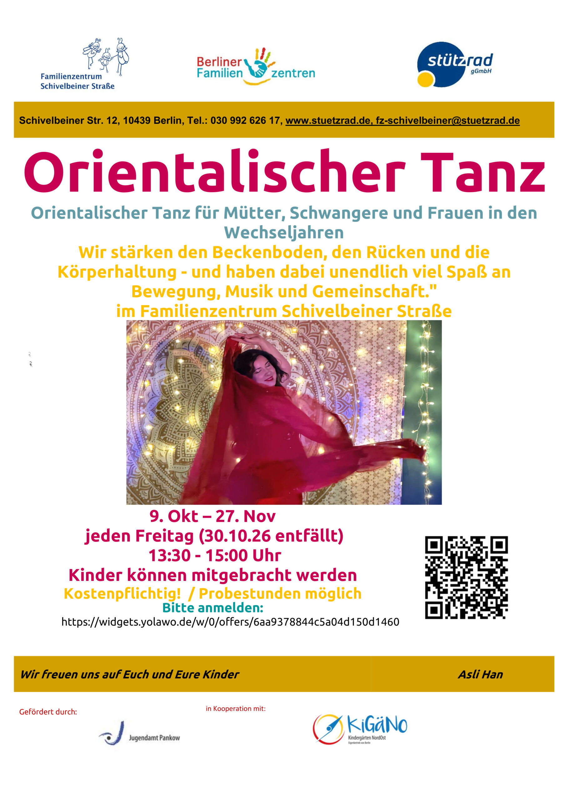 Orientalischer Tanz im Familienzentrum