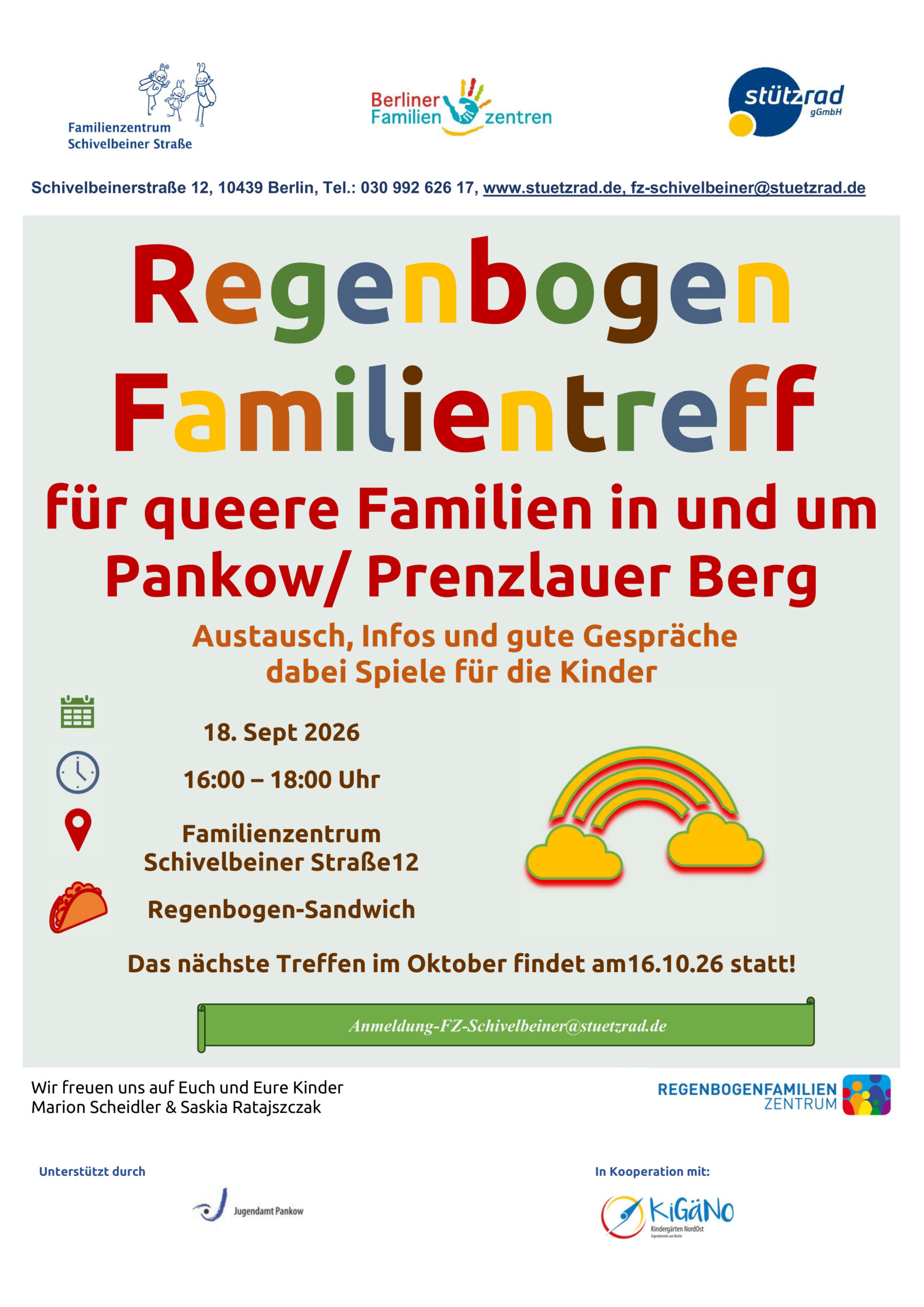 Treffen für queere Familien im Familienzentrum